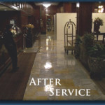 Before and after commercial stone restoration